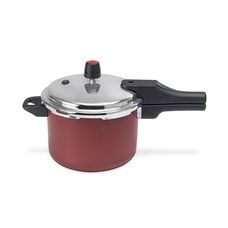 Panela de Pressão Fechamento Externo Vermelha 4,5L Antiaderente - Multiflon