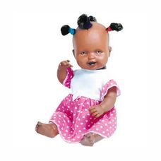 Boneca Sapekinha Primeiros Sons Negra - Milk Brinquedos