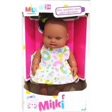 Boneca Coleção Milkinhas Negra - Milk Brinquedos
