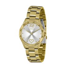 Kit Relógio Lince Feminino Dourado LRGJ116L KY73S2KX