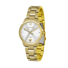 Kit Relógio Lince Feminino Dourado LRG4558L KV15S2KX