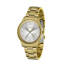 Kit Relógio Lince Feminino Dourado LRGJ117L KY75S1KX