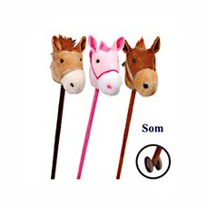 Cavalo de Pelúcia Pocotó com Som e Rodas 99cm - Lovely Toys