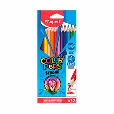 Lápis de Cor Maped Color Peps Strong 12 Unidades