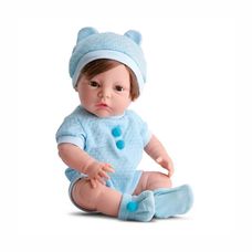 Boneco New Born Premium Menino com Cabelo - Divertoys