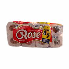 Papel Higiênico Rose 30M Folha Simples Neutro Leve 8 e Pague 7