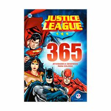 Livro Liga da Justiça - 365 Atividades e Desenhos para Colorir - Ciranda Cultural