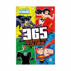 Livro Liga da Justiça - 365 Desenhos para Colorir - Ciranda Cultural