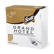 Guardanapo de Papel Grand Hotel 23,8x21,8cm com 50 Unidades - Scott