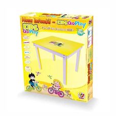 Mesa Infantil em Madeira MDF Amarela Goplay - Junges