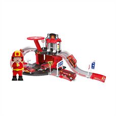 Express Wheels Garagem Bombeiro 42 Peças - Multikids