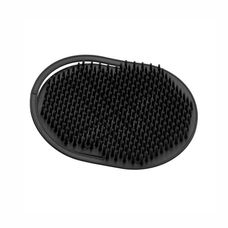 Escova Plástca Oval Preta para Barbeiro - Santa Clara