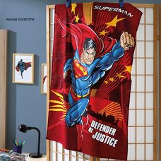 Toalha de Banho Felpudo 70x1,15m Superman 25 - Dohler