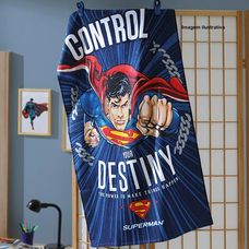 Toalha de Banho Infantil 70cmx1,15m Superman 24 - Dohler