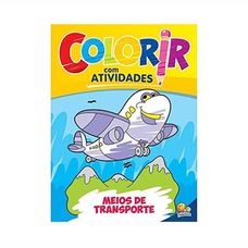 Livro Colorir com Atividades: Meios de Transporte - Todolivro