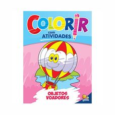 Livro Colorir com Atividades: Objetos Voadores - Todolivro