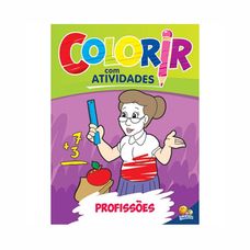 Livro Colorir com Atividades: Profissões - Todolivro