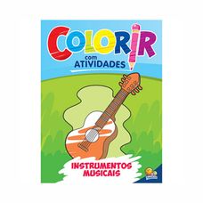 Livro Colorir com Atividades: Instrumentos Musicais - Todolivro