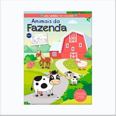 Livro Animais da Fazenda - Meu Livrão de Colorir - Ciranda Cultural