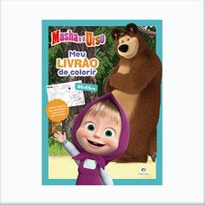 Livro Masha e o Urso - Meu Livrão de Colorir - Ciranda Cultural