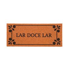 Capacho Vinil Long 2.0 Lar Doce Lar 30x70cm - Kapazi