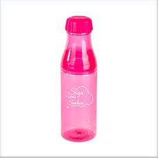 Garrafa de Água 2 em 1 Tampa de Rosca 500ml - Plasvale