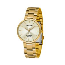 Kit Relógio Lince Feminino Dourado LRGH079L KV27C2KX
