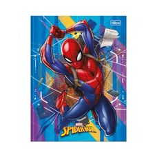 Caderno Brochura Universitário C/D Spider Man 80F - Tilibra - Capas Sortidas