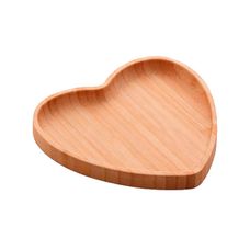 Bandeja de Bambu Heart 17x16,5x1,5cm - Lyor