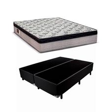 Conjunto Base Box Casal Somie Real Flex+Colchão Gold Flex Plus One 2 - Reconflex
