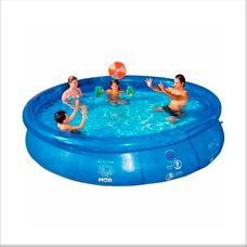 Piscina Mor 9000 Litros Inflável com Bomba Filtro 110V Capa Forro Escada