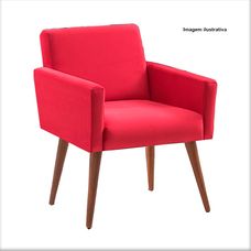 Poltrona Itália Veludo 1041 Tabaco - JP Decorações