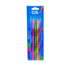 Caneta Esferográfica 0.7mm Cis Spiro com 5 Unidades Glow