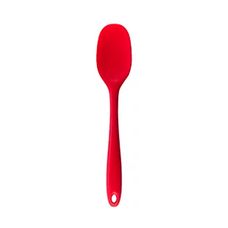 Espátula de Silicone Redonda Pequena Vermelha - Oikos