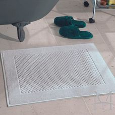 Toalha Para Piso Felpudo Prime Liso 50x70cm Cinza - Dohler