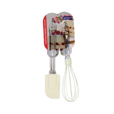 Conjunto Espátula e Batedor Manual Silicone - Fratelli