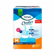 Fralda Geriátrica Tena Confort Plus M 8 Unidades
