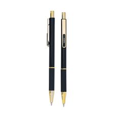 Caneta Esferográfica CR 45 Gold Preta - Molin