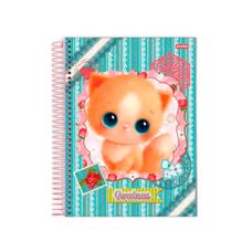 Caderno Espiral Capa Dura 1/8 Sweetness 80F - Jandaia - Capas Sortidas