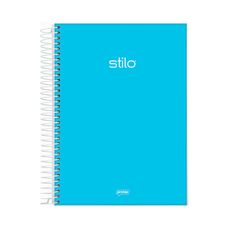 Caderno Universitário C/D 10 Matérias 160F Stilo Azul Pastel - Jandaia