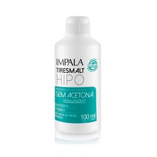 Removedor de Esmalte Tiresmalt  Hipoalergênico Sem Acetona Impala 100ml