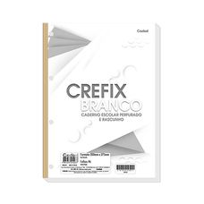 Refil de Fichário Credeal Crefix 96 Folhas Branco 200x275mm