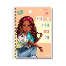 Caderno Espiral Universitário C/D 20x1 400F Pop Fashion - Credeal - Capas Sortidas