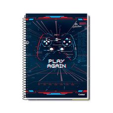 Caderno Espiral Universitário C/D 16x1 320F My Collection Masculina - Credeal - Capas Sortidas