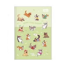 Caderno Brochura 1/4 Capa Dura Hug Me 80 Folhas - Tilibra - Capas Sortidas
