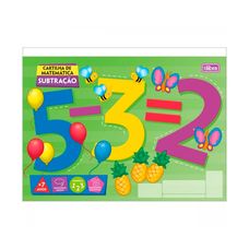 Caderno Cartilha de Atividades de Matemática Subtração Académie 20 Folhas - Tilibra