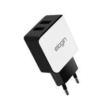 Carregador Elogin Usb Dual Color com Cabo Tipo C TC02