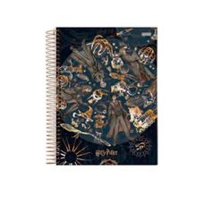 Caderno Espiral C/D Universitário 12 Matérias Harry Potter 240F - Jandaia - Capas Sortidas