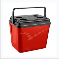 Caixa Térmica 34 Litros Invicta Pop Vermelho Velvet