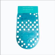 Tapete Antiderrapante Para Box Astra 67x35cm Azul Escuro - Andreza
